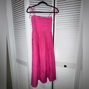 Araminta James Pink Midi Dress